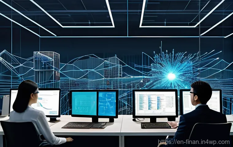 금융 자동화 업무의 재설계 프로세스 - **Prompt:** A dynamic side-by-side illustration contrasting "Patchwork Automation" with "Intelligent...