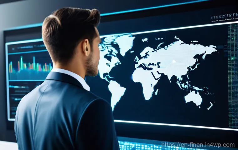 금융 자동화와 클라우드 서비스의 통합 - **Prompt 2: Global Finance, Connected by the Cloud**
    *   **Description:** An image illustrating ...